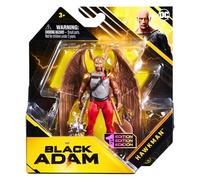 DC Comics Black Adam Movie - Figura de acción articulada coleccionable de 10 cm con accesorios, Hawkman
