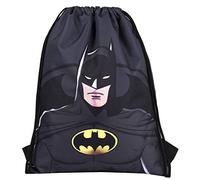 DC Comics - Bolsa de Batman con cordón para niños, mochila escolar para niños, regalo oficial para niños