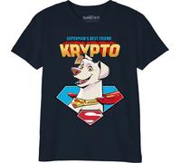 DC Comics Bosupetts001 Camiseta, Azul Marino, 10 Años para Niños