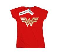 DC Comics Camiseta 84 de Wonder Woman Emblema de Algodón para Mujer (BI44611)