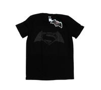 DC Comics Camiseta de Batman v Superman Logo Impreso para Hombre (BI15964)