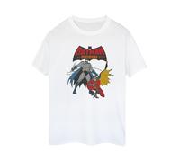 DC Comics Camiseta de Batman Y Robin de Algodón para Mujer (BI13047)