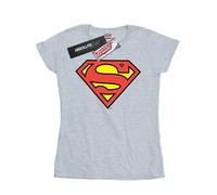 DC Comics - Camiseta de Superman Logotipo de Algodón para Mujer