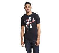 DC Comics Camiseta Joker & Harley para Hombre, Negra, Talla L UK