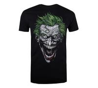 DC Comics Camiseta Joker para Hombe, Negra, S