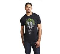 DC Comics Joker Camiseta, Negro (Black Blk), X-Large para Hombre