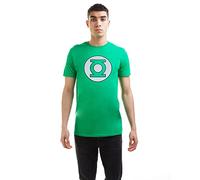 DC Comics Camiseta para Hombre con el Logotipo de Green Lantern Circle, Color Verde irlandés, Talla XL