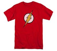 DC Comics Camiseta para hombre The Flash Distressed Logo - rojo - X-Large