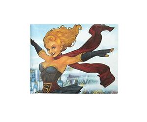 DC Comics Cartera unisex para adultos, exclusiva de Supergirl, material Tyvek resistente al agua, multicolor (rojo, azul, amarillo), multicolor