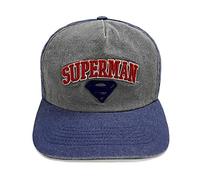 DC Comics DC Comics - Superman Collegiate Text (Baseball Cap) HEADWEAR NUEVO
