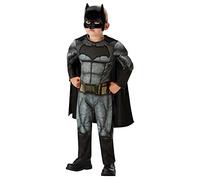 Rubies: Disfraz Deluxe de Batman, Liga de la Justicia - talla L para niños de 7-8 años