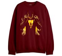 DC Comics Electrified Shazam MESHAZMSW001 - Sudadera para Hombre, Talla XXL, Granate, XXL