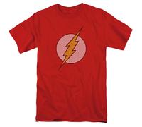 DC Comics Flash Camiseta Hombre Cuello Redondo Manga Corta Roja
