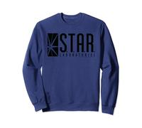 DC Comics Flash Star Labs Logo Black Sudadera