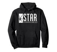 DC Comics Flash Star Labs Logo White Sudadera con Capucha