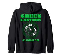 DC Comics Green Lantern Corps 70s Pop Art Graffiti Ring Goteo Sudadera con Capucha