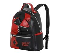 DC Comics Harley Quinn Jacket-Mochila Heady, Negro, 24,5 x 29 cm, Capacidad 8 L