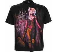 DC Comics - Harley Quinn - Trick Or Treat - Front Print T-Shirt Black S Black