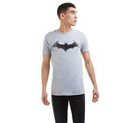 DC Comics Hombre Batman - Bat Logo Camiseta Not Applicable, Gris (Grey Heather Hgy), Large