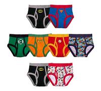 DC Comics JL - Ropa interior para niños de la Liga de la Justicia, paquete múltiple, Multicolor, 12
