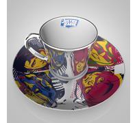 Dc Comics Juego Taza Espejo Y Plato Justice League ABYSTYLE