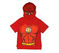 DC Comics Little Boys' The Flash Hooded Tee with Mask and Cape (7)