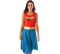 DC Comics Logo Mujeres Pequeño Vestido skater sin mangas