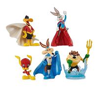 DC Comics, Looney Tunes Mash-Up Pack, edición limitada WB 100 años de aniversario, 5 figuras de Looney Tunes x DC, juguetes de superhéroes de 4 pulgadas para niños y niñas