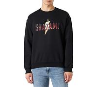 DC Comics Meshazmsw003 Sudadera, Negro, M para Hombre