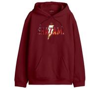 DC Comics Meshazmsw004 Sudadera con Capucha, Granate, S para Hombre