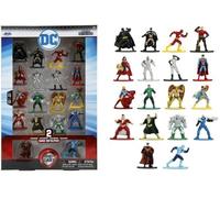 DC COMICS NANO JADA Caja Especial Set 18 Mini Figuras METALLO 4cm Metalfigs JADA