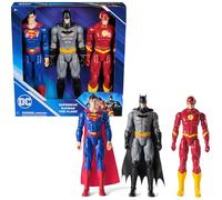 DC Comics - Pack 3 Figuras Batman, Superman y The Flash: Figuras de Acción de 30 cm - 6072364 - Superheroes Juguetes - Juguetes Niños 3 Años +