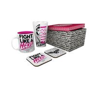 Dc Comics Paquete Glass XXL + Taza + 2 Coasters Heros Regalo Set Abystyle
