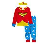 DC Comics - Pijama de fantasía para niña Wonder Woman, rojo, 9-10 Años