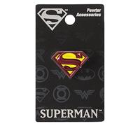 DC Comics Pin de solapa de peltre de color con logotipo de Superman