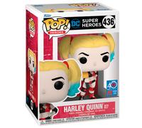 Dc Comics Pop Super Heroes Figura Harley Quinn Esclusiva 9 Cm Funko