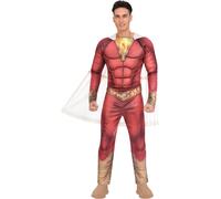 Amscan 9906142 - Disfraz oficial de DC Comics Shazam! para adultos, talla M