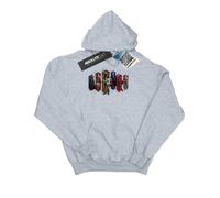 DC Comics Sudadera Justice League Hexágono para Hombre (BI12642)