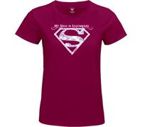 dc comics « Supergirl - My Mom is Legendary » WOSUPGOTS096 - Camiseta para Mujer, Color Fucsia, Fucsia, L