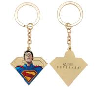 DC Comics Superman 2025 - Llavero de metal de edición limitada, coleccionable oficial de superhéroes de DC para fanáticos, aficionados a las películas y amantes de los cómics
