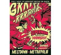 DC Comics Superman 60 X 80 cm "Meltdown In Metropolis" Canvas Print
