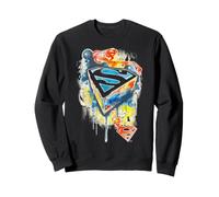 DC Comics Superman Graffiti Street Art 3D Splatter Emblema Sudadera