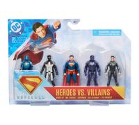 DC Comics, SUPERMAN Heroes Vs. Villains 5-Pack, 7-cm Action Fi (Importación USA)