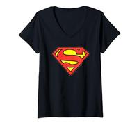 DC Comics Superman Logo Camiseta Cuello V