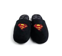 DC Comics Superman - Zapatillas unisex para hombre y mujer, color negro