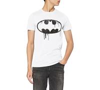 DC COMICS T-Shirt Batman Dripping Logo White S