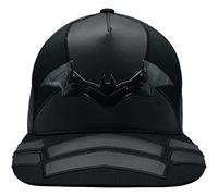 DC Comics The Batman Dad - Gorra de béisbol para Adultos con diseño de Armadura con ala Plana, Color Negro, Talla única, Negro -, Talla única