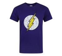 DC Comics The Flash Distressed Logo Hombres XX-Grande Camiseta de manga corta