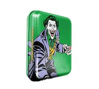 DC Comics The Joker Juego de Cartas en Lata Retro en Relieve, 55 Tarjetas de Estilo Vintage, Gran Regalo para Cualquier fanático de superhéroes