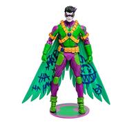 DC Comics TM17062 Figura de acción, Color Negro | DC Multiverse - Figura de acción exclusiva de 52 7 pulgadas - Red Robin Jokerized Gold Label